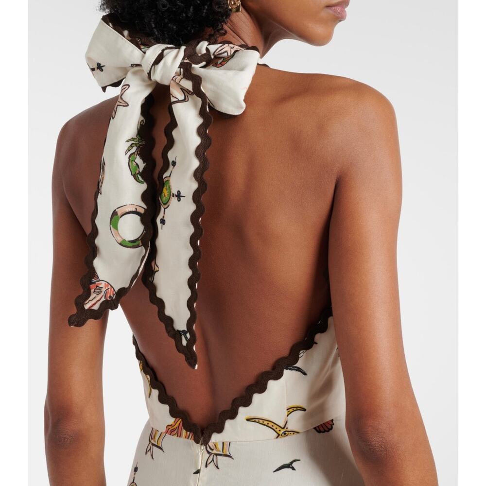 Alemais Printed halterneck maxi dress - Picture 5 of 10